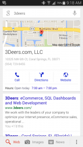 3Deers Mobile Vanity Search