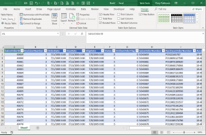 First Report In Excel